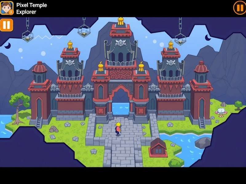 Pixel Temple Explorer Gameplay Screenshot